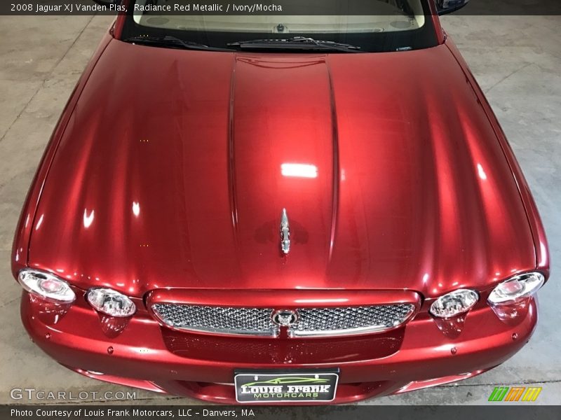 Radiance Red Metallic / Ivory/Mocha 2008 Jaguar XJ Vanden Plas