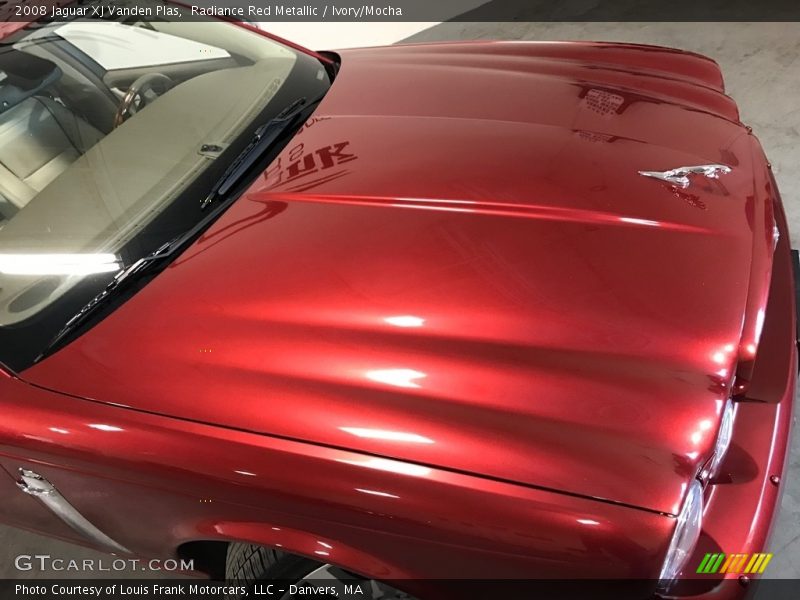 Radiance Red Metallic / Ivory/Mocha 2008 Jaguar XJ Vanden Plas
