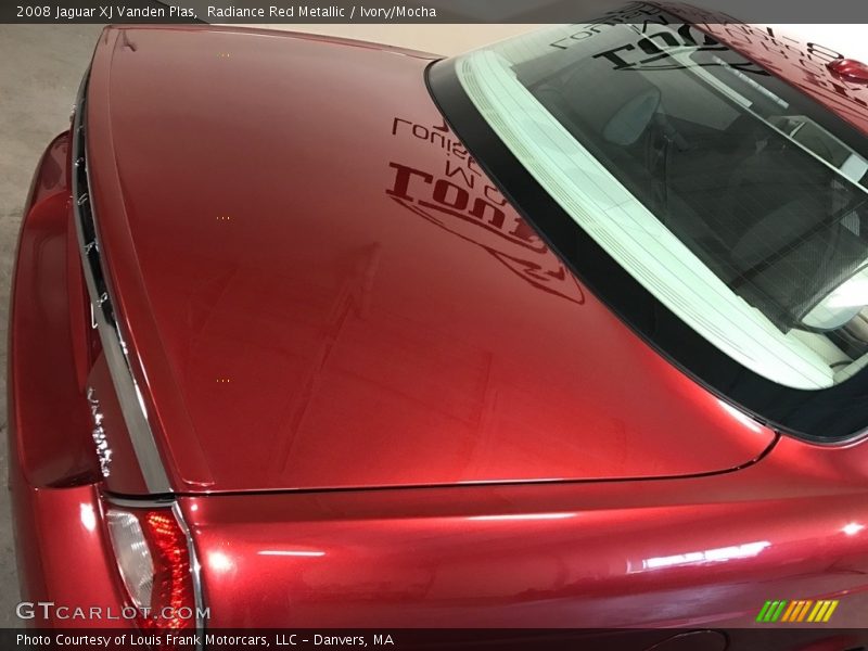 Radiance Red Metallic / Ivory/Mocha 2008 Jaguar XJ Vanden Plas