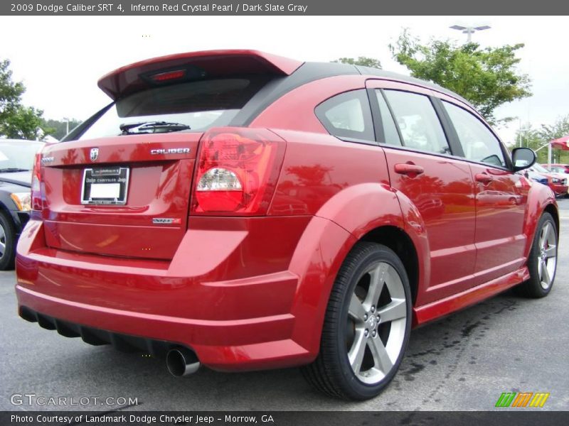 Inferno Red Crystal Pearl / Dark Slate Gray 2009 Dodge Caliber SRT 4