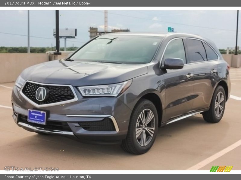 Modern Steel Metallic / Ebony 2017 Acura MDX