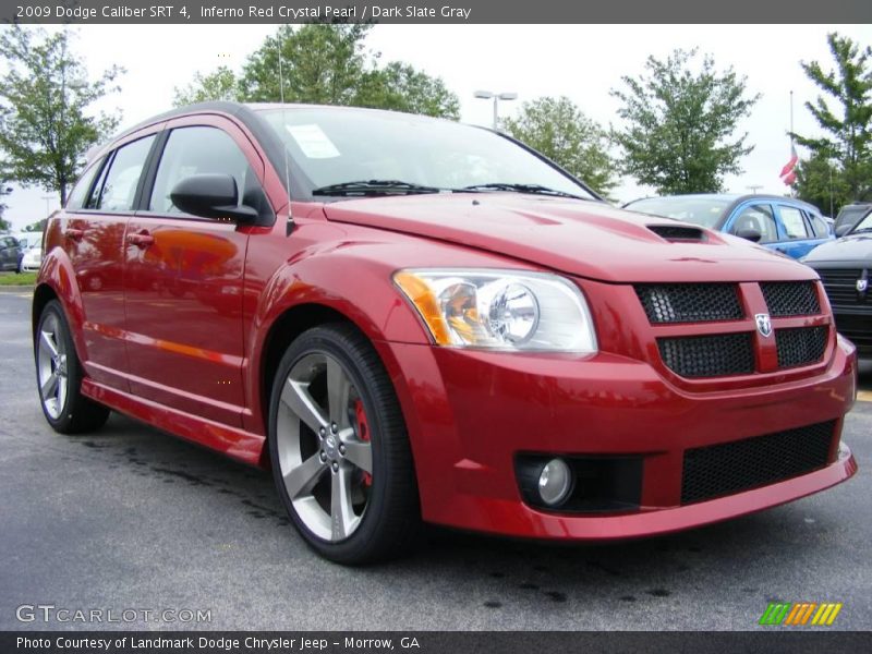 Inferno Red Crystal Pearl / Dark Slate Gray 2009 Dodge Caliber SRT 4