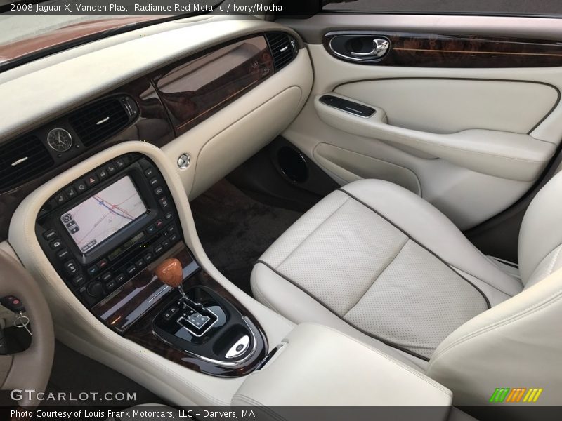 Radiance Red Metallic / Ivory/Mocha 2008 Jaguar XJ Vanden Plas
