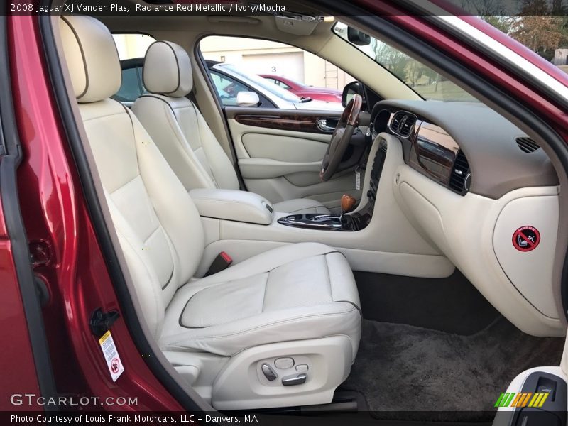 Radiance Red Metallic / Ivory/Mocha 2008 Jaguar XJ Vanden Plas