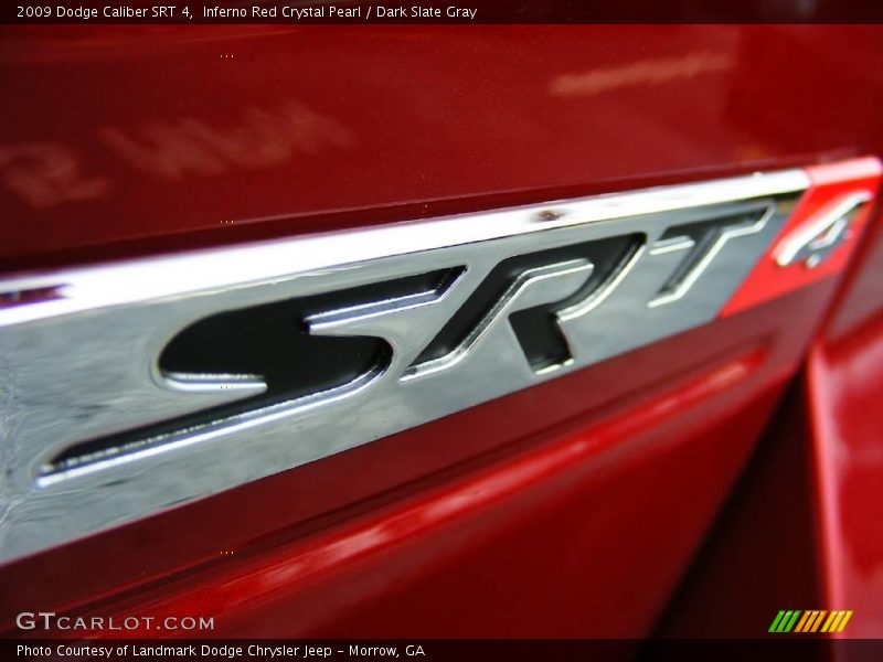 Inferno Red Crystal Pearl / Dark Slate Gray 2009 Dodge Caliber SRT 4