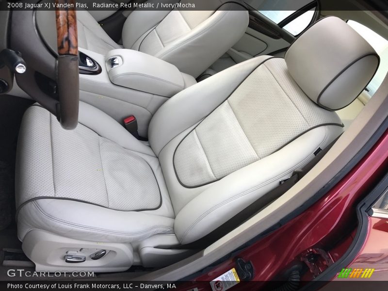 Radiance Red Metallic / Ivory/Mocha 2008 Jaguar XJ Vanden Plas
