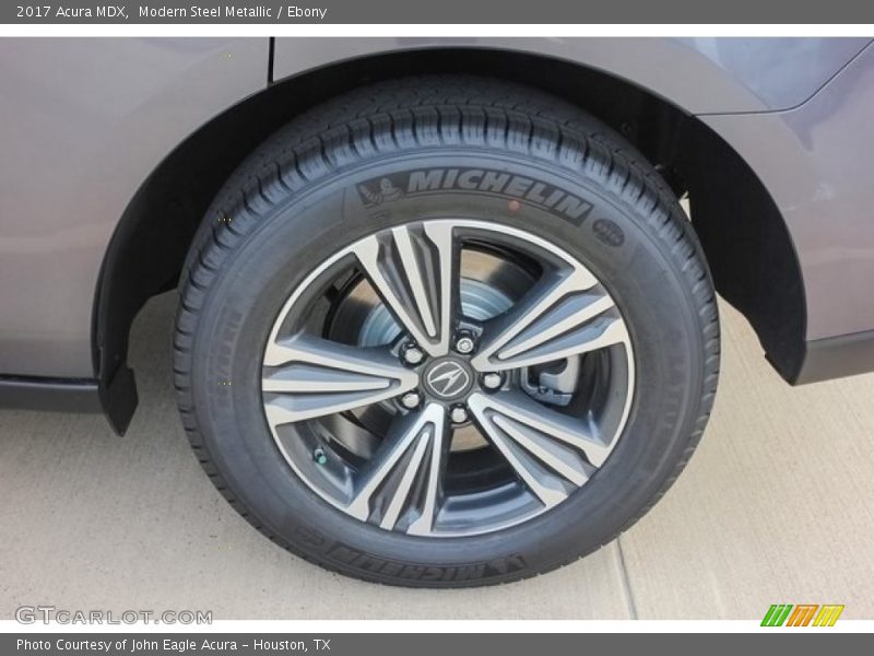 Modern Steel Metallic / Ebony 2017 Acura MDX