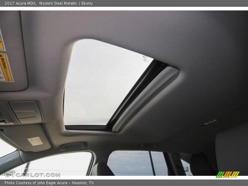 Modern Steel Metallic / Ebony 2017 Acura MDX