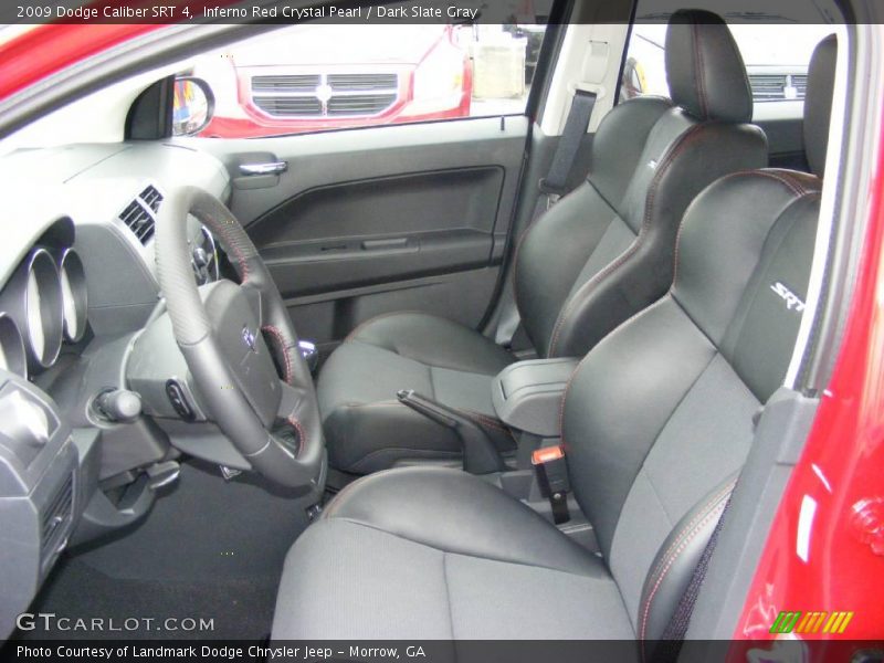 Inferno Red Crystal Pearl / Dark Slate Gray 2009 Dodge Caliber SRT 4