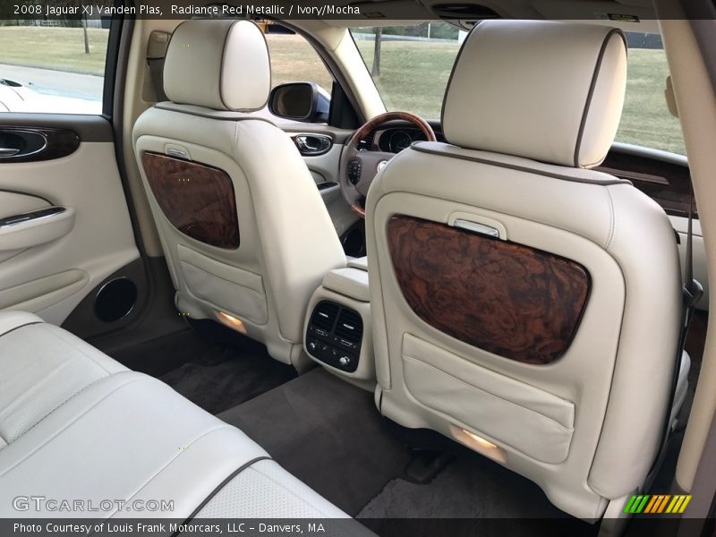 Radiance Red Metallic / Ivory/Mocha 2008 Jaguar XJ Vanden Plas