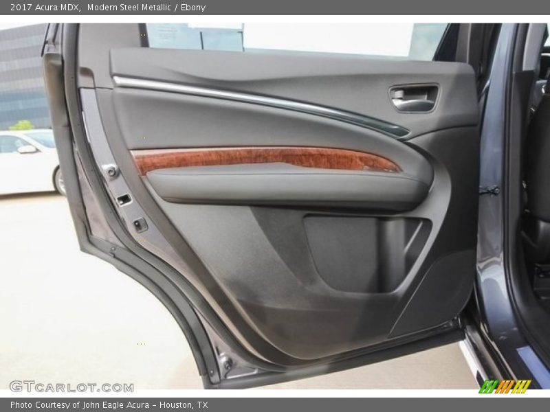 Modern Steel Metallic / Ebony 2017 Acura MDX