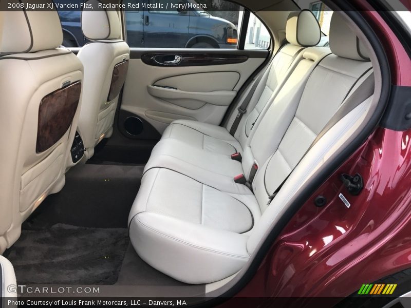Radiance Red Metallic / Ivory/Mocha 2008 Jaguar XJ Vanden Plas