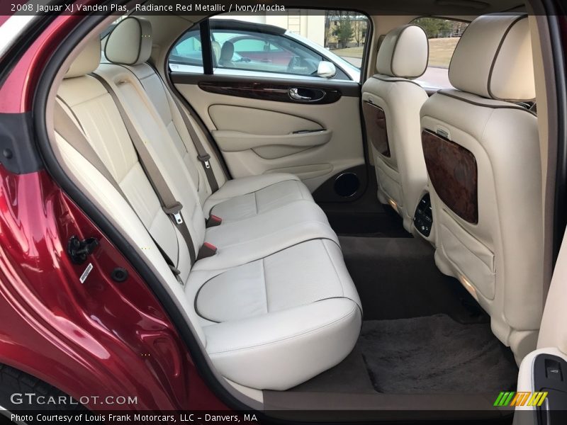 Radiance Red Metallic / Ivory/Mocha 2008 Jaguar XJ Vanden Plas