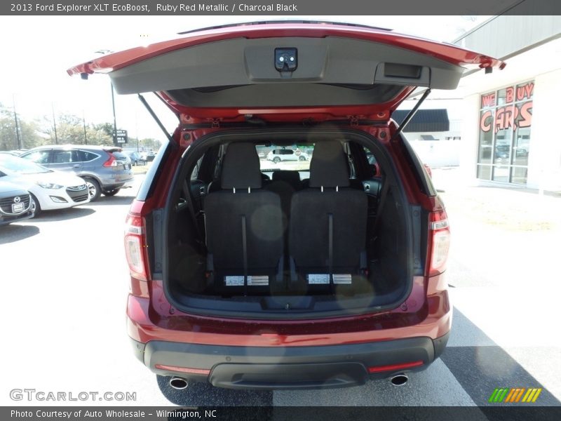 Ruby Red Metallic / Charcoal Black 2013 Ford Explorer XLT EcoBoost
