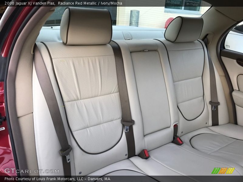 Radiance Red Metallic / Ivory/Mocha 2008 Jaguar XJ Vanden Plas