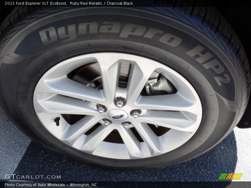 Ruby Red Metallic / Charcoal Black 2013 Ford Explorer XLT EcoBoost