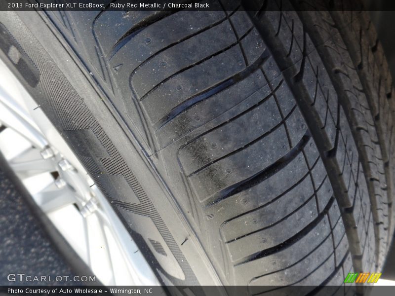 Ruby Red Metallic / Charcoal Black 2013 Ford Explorer XLT EcoBoost