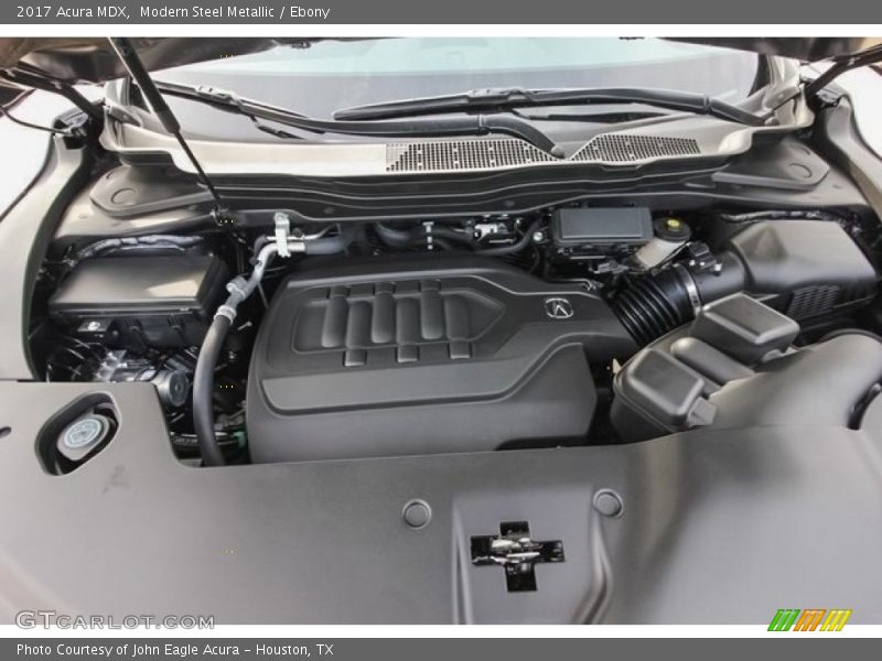 Modern Steel Metallic / Ebony 2017 Acura MDX