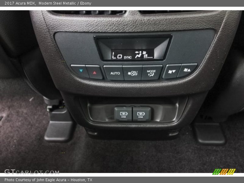 Modern Steel Metallic / Ebony 2017 Acura MDX