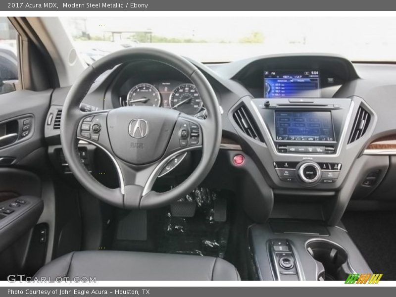 Modern Steel Metallic / Ebony 2017 Acura MDX