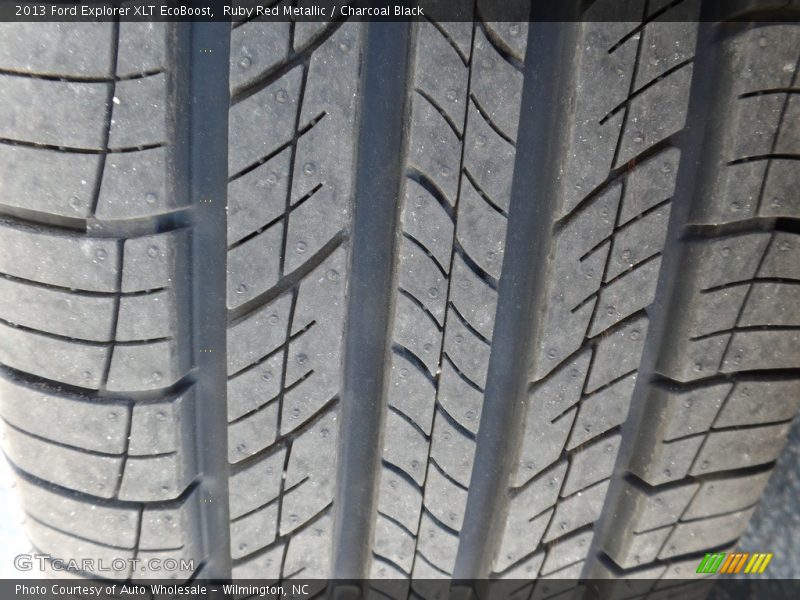 Ruby Red Metallic / Charcoal Black 2013 Ford Explorer XLT EcoBoost