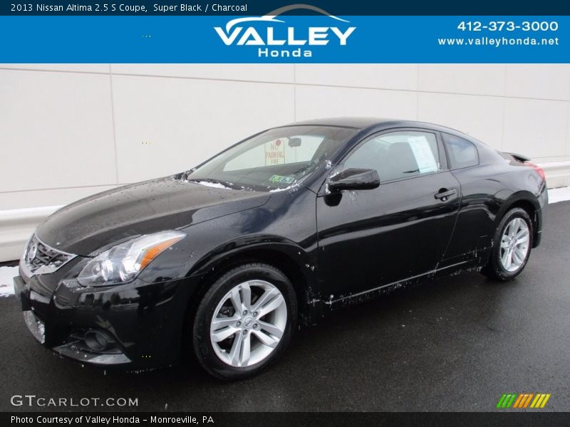 Super Black / Charcoal 2013 Nissan Altima 2.5 S Coupe