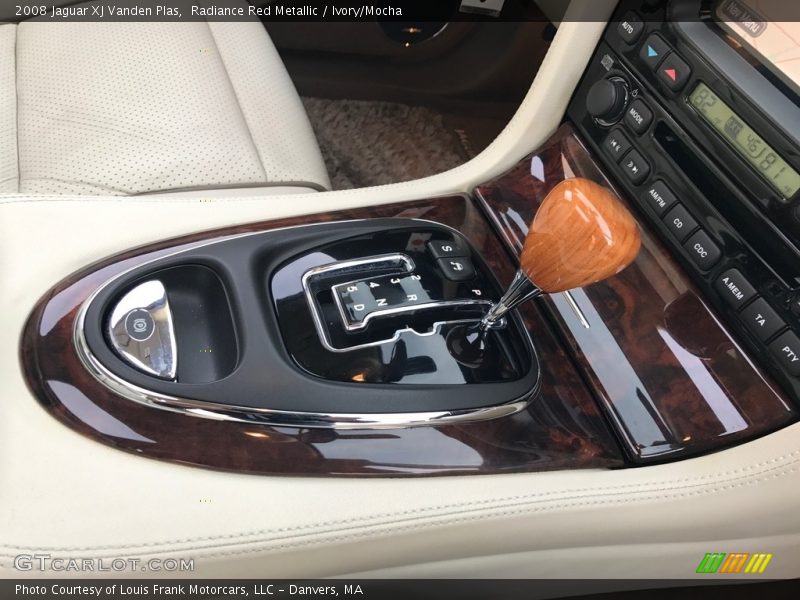 Radiance Red Metallic / Ivory/Mocha 2008 Jaguar XJ Vanden Plas