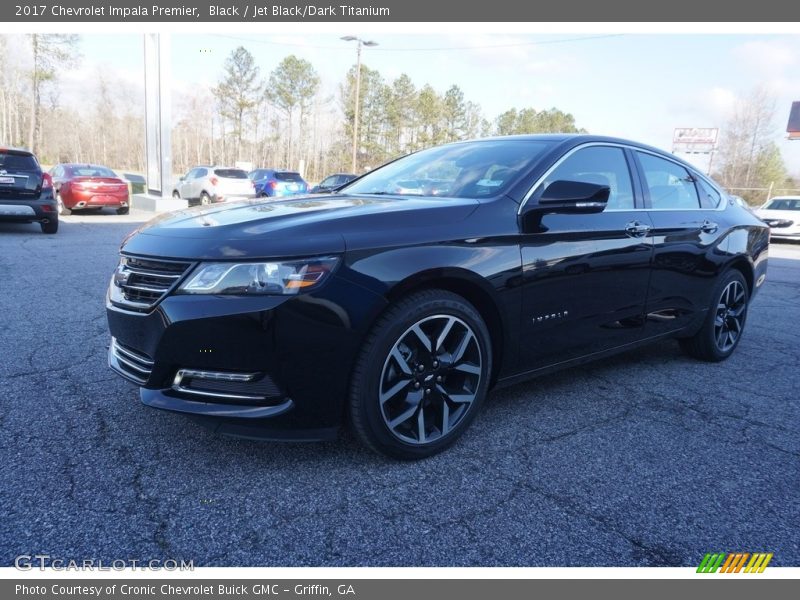 Black / Jet Black/Dark Titanium 2017 Chevrolet Impala Premier