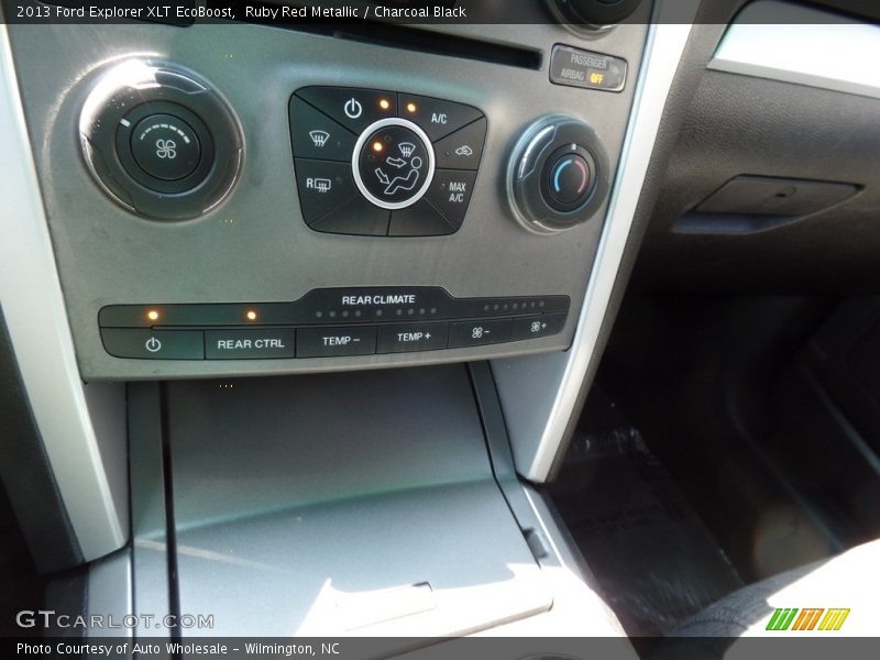 Ruby Red Metallic / Charcoal Black 2013 Ford Explorer XLT EcoBoost