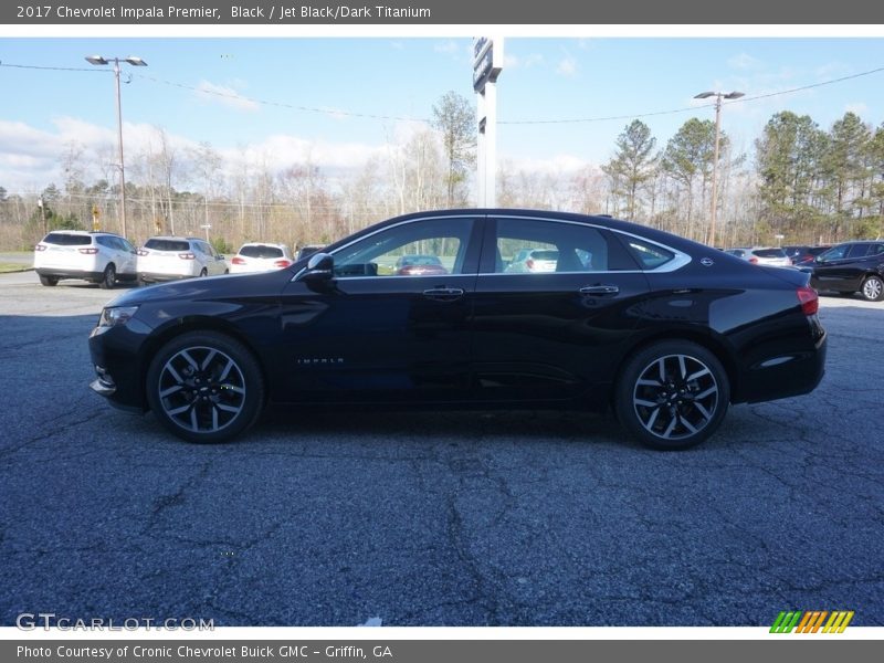 Black / Jet Black/Dark Titanium 2017 Chevrolet Impala Premier
