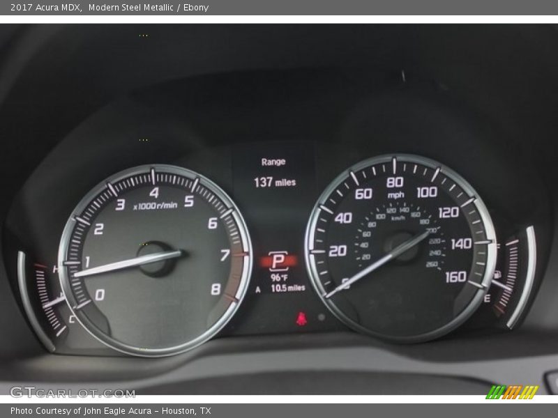 Modern Steel Metallic / Ebony 2017 Acura MDX