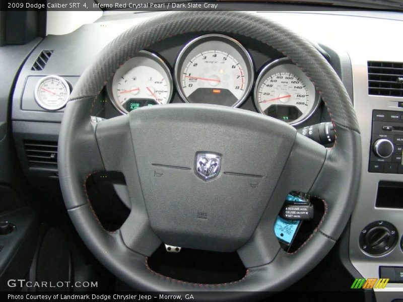 Inferno Red Crystal Pearl / Dark Slate Gray 2009 Dodge Caliber SRT 4
