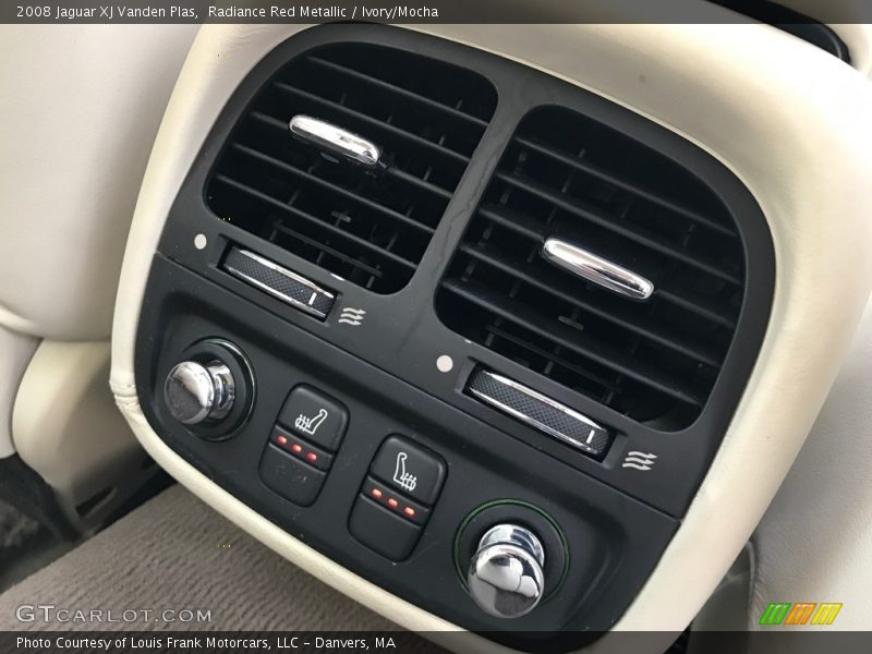 Radiance Red Metallic / Ivory/Mocha 2008 Jaguar XJ Vanden Plas