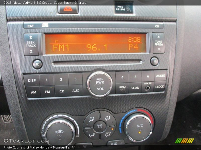Super Black / Charcoal 2013 Nissan Altima 2.5 S Coupe