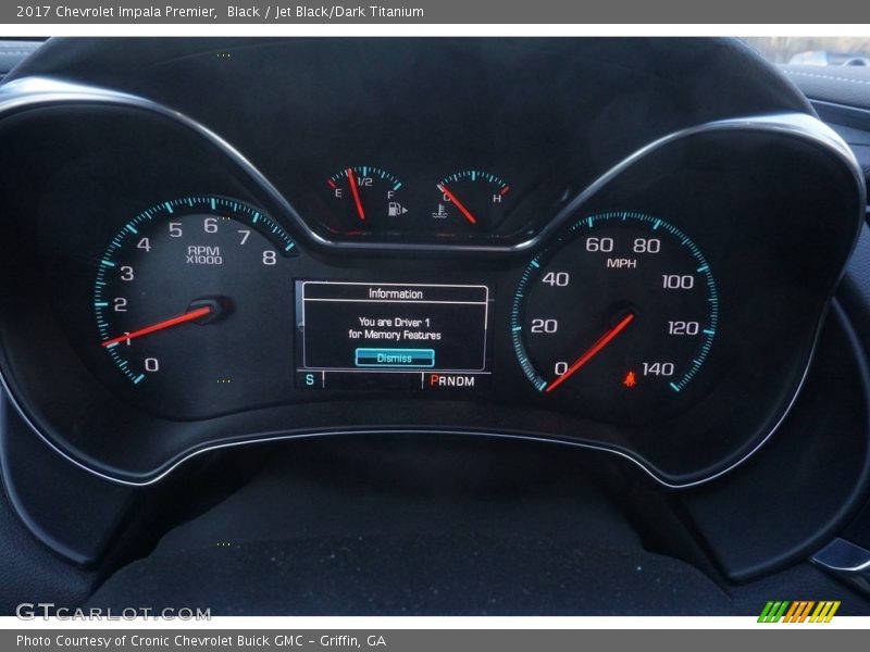 Black / Jet Black/Dark Titanium 2017 Chevrolet Impala Premier