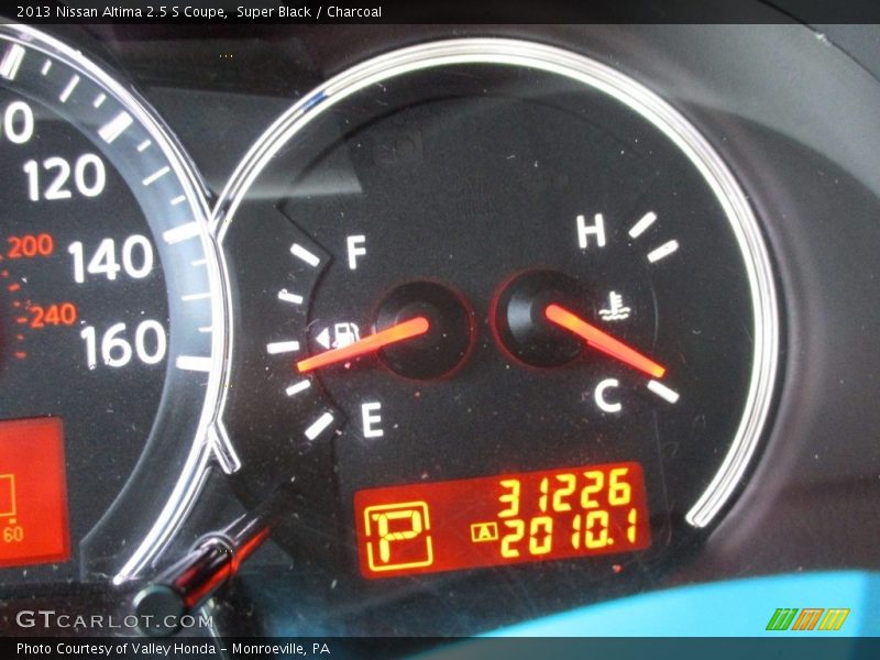 Super Black / Charcoal 2013 Nissan Altima 2.5 S Coupe