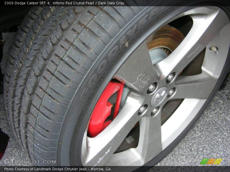 Inferno Red Crystal Pearl / Dark Slate Gray 2009 Dodge Caliber SRT 4