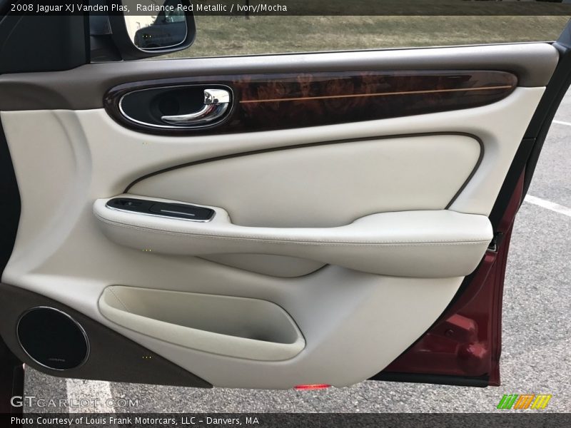 Radiance Red Metallic / Ivory/Mocha 2008 Jaguar XJ Vanden Plas