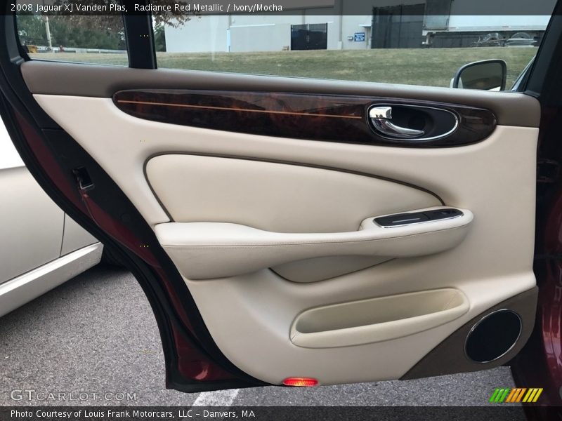 Radiance Red Metallic / Ivory/Mocha 2008 Jaguar XJ Vanden Plas