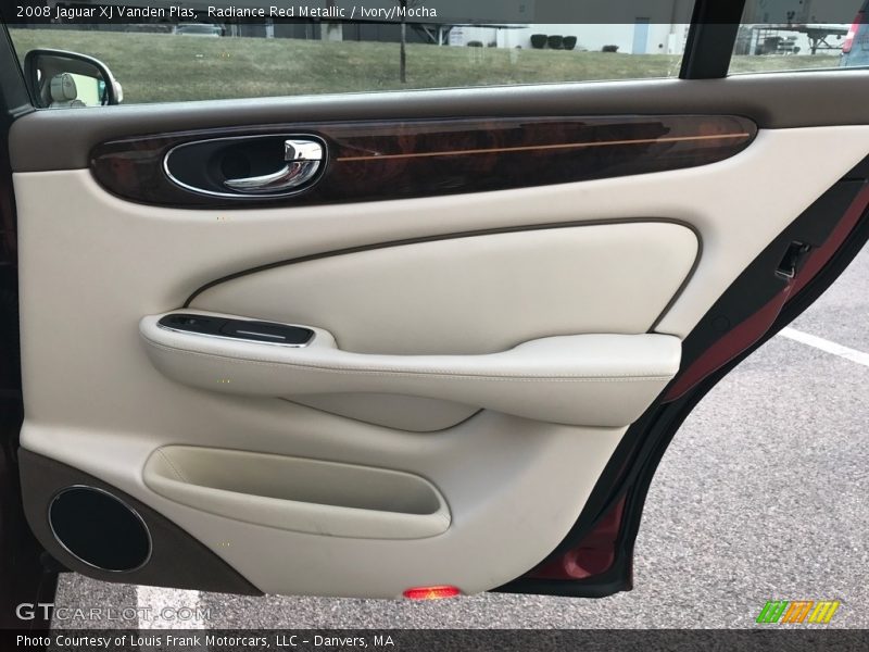 Radiance Red Metallic / Ivory/Mocha 2008 Jaguar XJ Vanden Plas