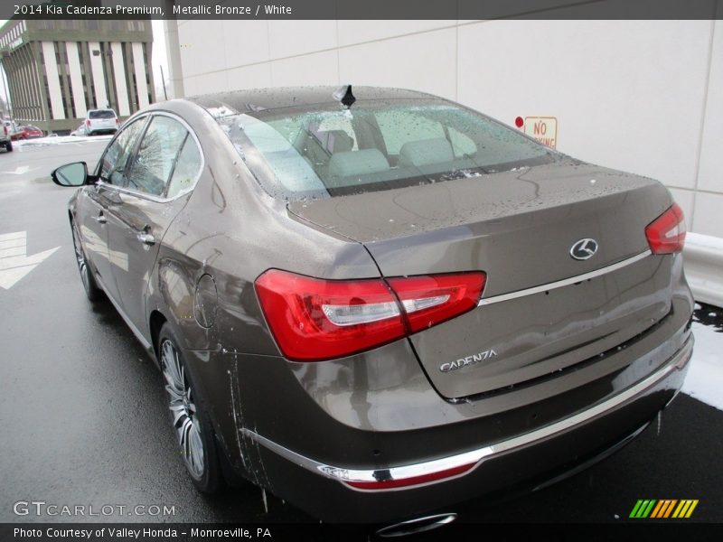 Metallic Bronze / White 2014 Kia Cadenza Premium