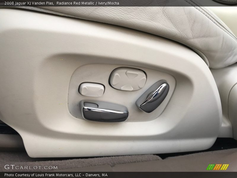 Radiance Red Metallic / Ivory/Mocha 2008 Jaguar XJ Vanden Plas
