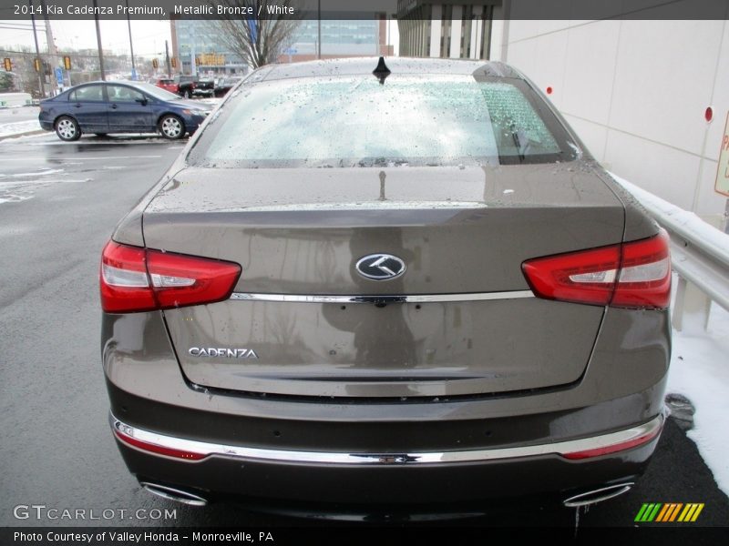 Metallic Bronze / White 2014 Kia Cadenza Premium