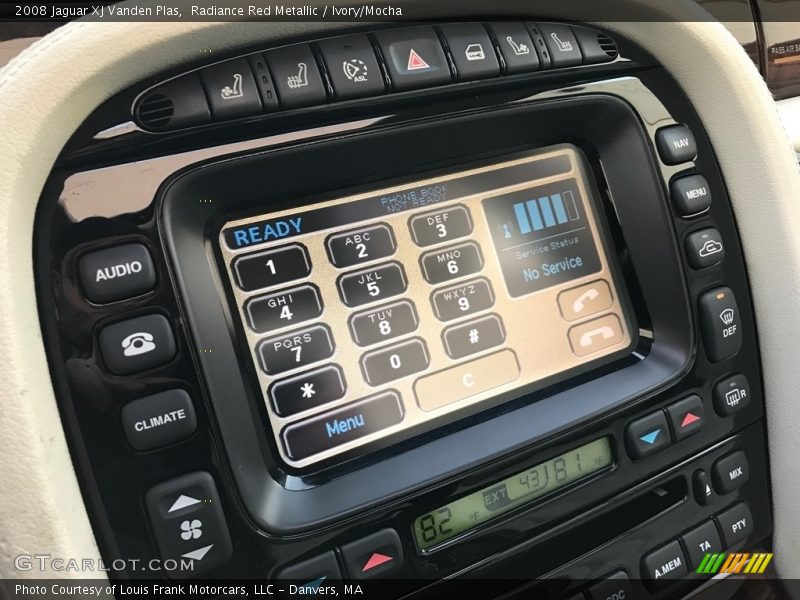 Radiance Red Metallic / Ivory/Mocha 2008 Jaguar XJ Vanden Plas