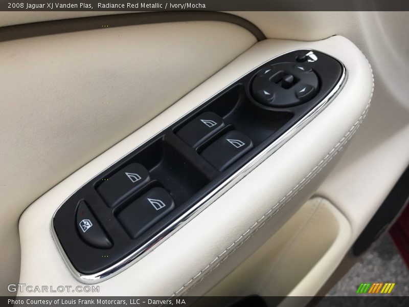 Radiance Red Metallic / Ivory/Mocha 2008 Jaguar XJ Vanden Plas