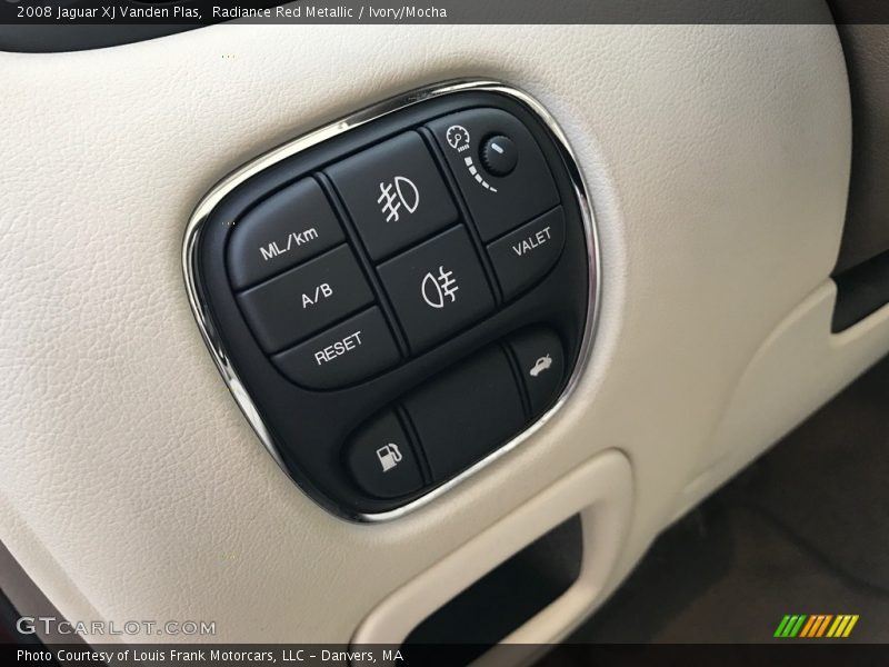 Radiance Red Metallic / Ivory/Mocha 2008 Jaguar XJ Vanden Plas