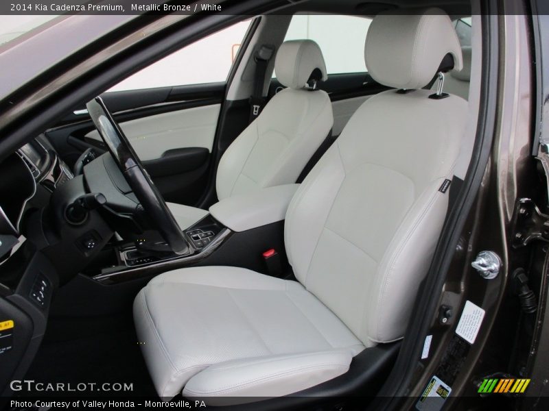 Metallic Bronze / White 2014 Kia Cadenza Premium