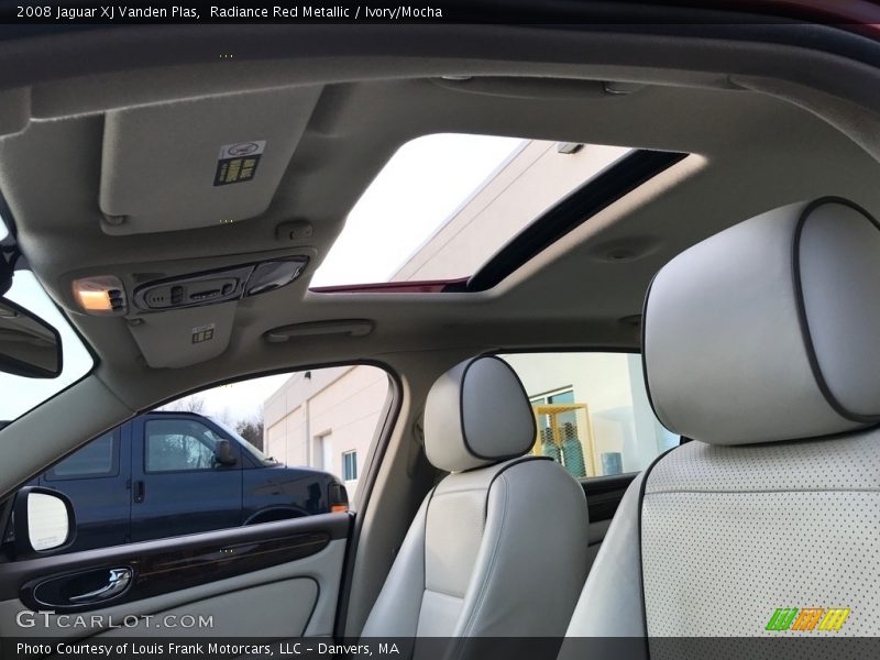 Radiance Red Metallic / Ivory/Mocha 2008 Jaguar XJ Vanden Plas