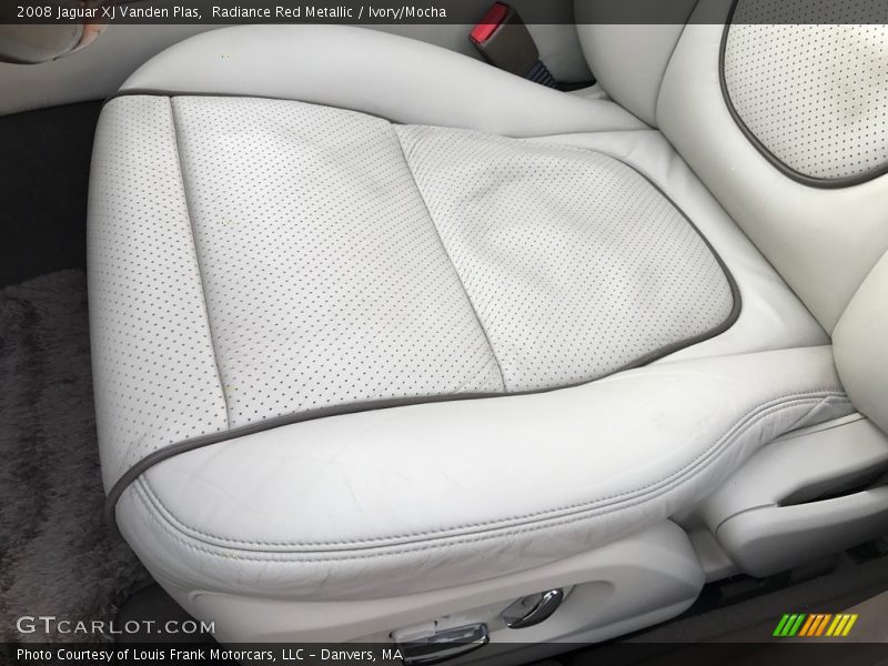 Radiance Red Metallic / Ivory/Mocha 2008 Jaguar XJ Vanden Plas