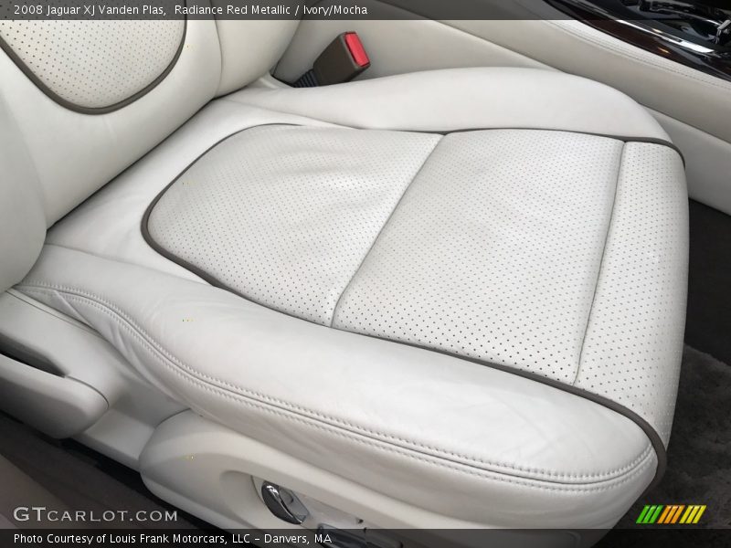 Radiance Red Metallic / Ivory/Mocha 2008 Jaguar XJ Vanden Plas